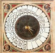 UCCELLO, Paolo Clock with Heads of Prophets painting
